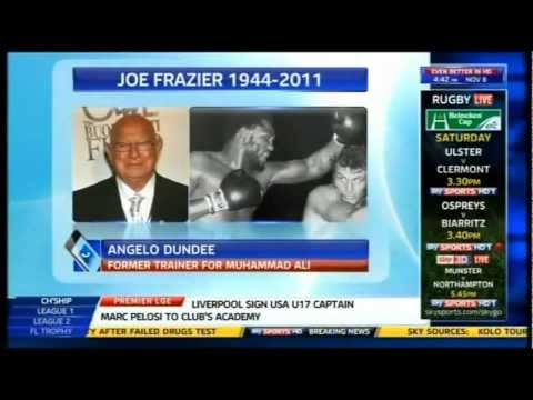 Joe Frazier RIP: Angelo Dundee Tribute