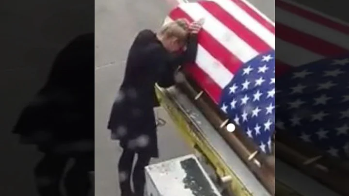 Wife Of Soldier Kisses His Flag-Draped Coffin: 'It Was Heartbreaking' - DayDayNews