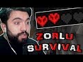 2 KALP İLE KURTULDUM !!! | Minecraft: ZORLU SURVIVAL (HARDCORE) #4