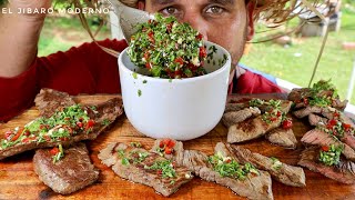 PREPARANDO CHIMICHURRI CASERO PARA LAS CARNES CHURRASCO Y STEAK