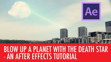 Death star effect - blowing up a planet - An After Effects Tutorial