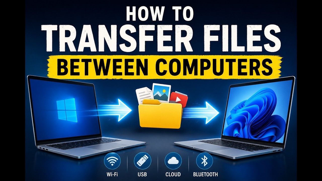 🚀 How To Transfer Files Between Computers in Seconds — FREE & EASY ...