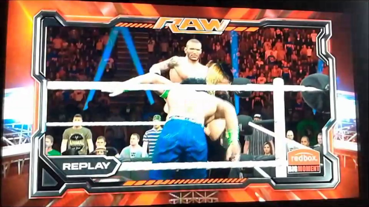Amazing win on a WWE table match YouTube