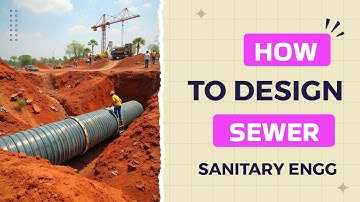 Design of sewer || wastewater engineering || By manning