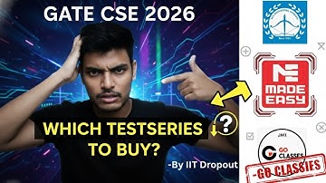 Which Test Series to Buy for GATE 2026?🔥✅ Madeeasy | ace |go classes