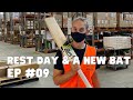 Rest day vlog  picking up a new cricket bat  episode 09