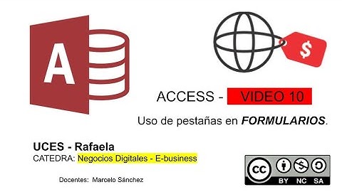 10 - Access - Uso de pestañas en Formularios