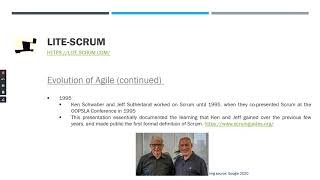 History of Agile-Evolution of Scrum