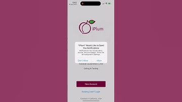 iPlum App Login Existing User