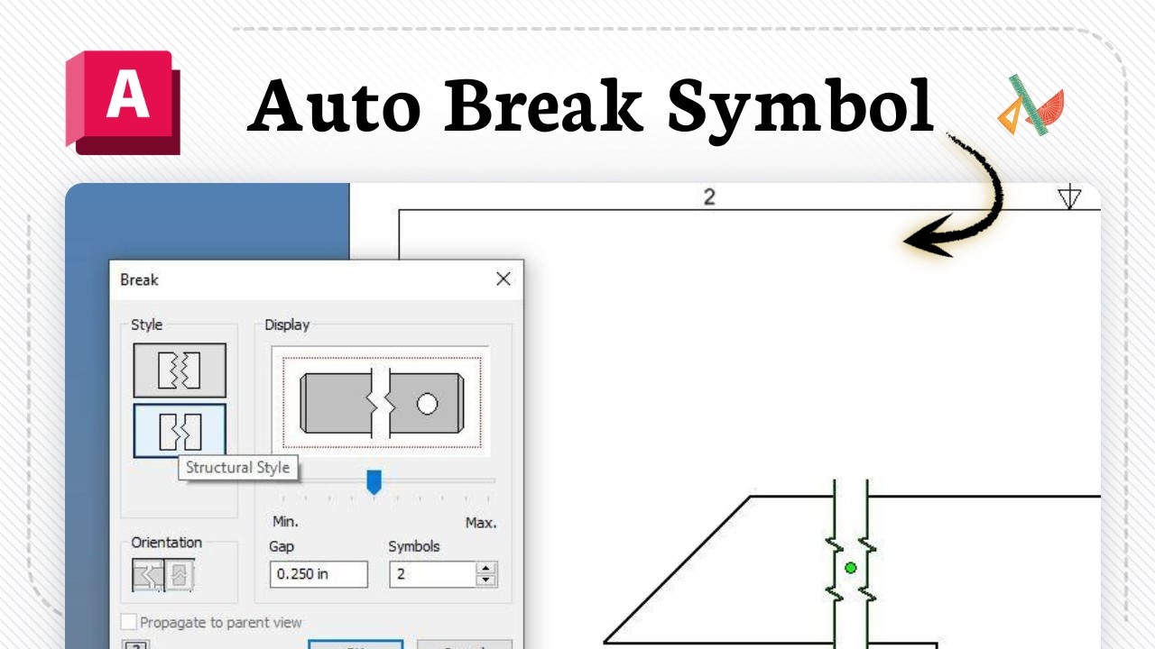How to create break line symbol in AutoCAD (Drafting Tips) - YouTube