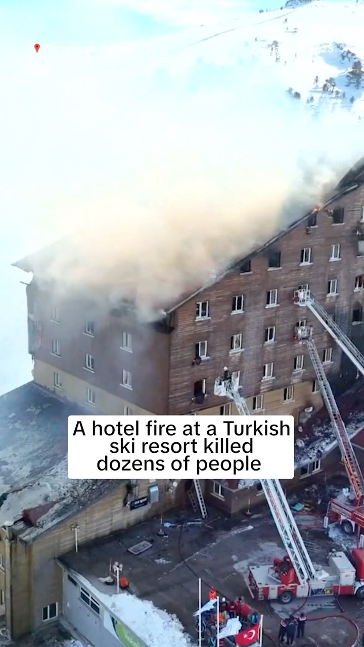 A hotel fire at a Turkish ski resort killed dozens of people