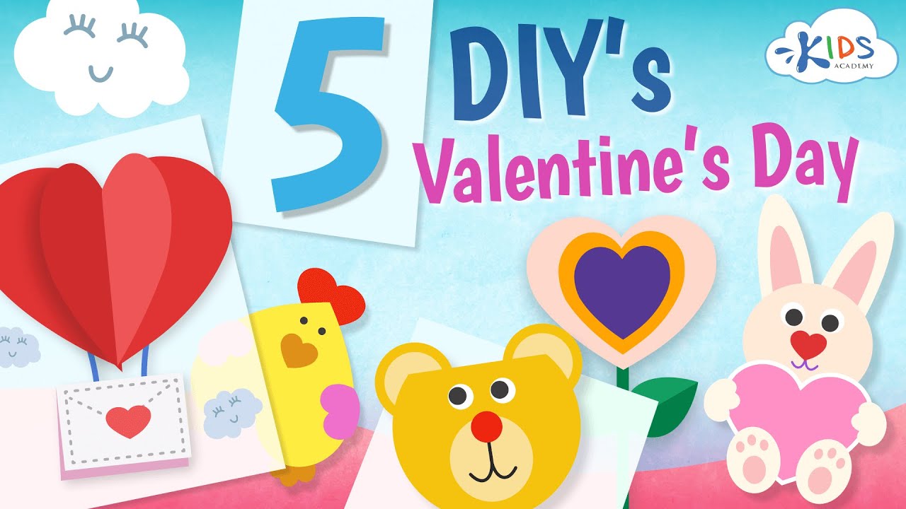 St. Valentine’s Day DIY Ideas | Arts & Crafts for Kids | Kids Academy