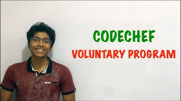 Codechef - OCT17 - Chef and Voluntary Program