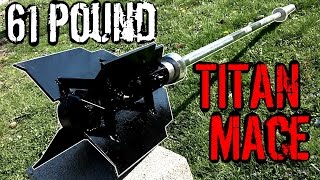 Dark Souls TITAN SLAYER MAUL / MACE (Barbell Mod, 61 LBS)
