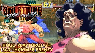 (Old) Hugo SA3 (Hammer Frenzy) Playthrough - Street Fighter 3 Third Strike [ARCADE][HD]