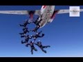 Us army parachute team golden knights 8way team formation skydiving