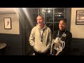 Penalty hero Liv Reid and Isa following tonight’s County Cup Final win over Cheadle.