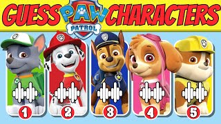 Paw Patrol Fun Guessing Quiz 🐾🛡️ Guess The Voice of Chase, Zuma, Skye and others