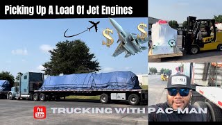 Load of Jet Engines  Proper Securement & Tarping