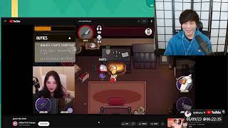 Sykkuno is shocked to see a clip of a bossy Tina ordering Shoto around (RP).