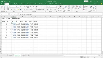 Excel Hack - Regula Falsi