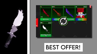 I GOT THE BEST TRADING OFFER for Dark Wings of Cupid! | Survive the killer