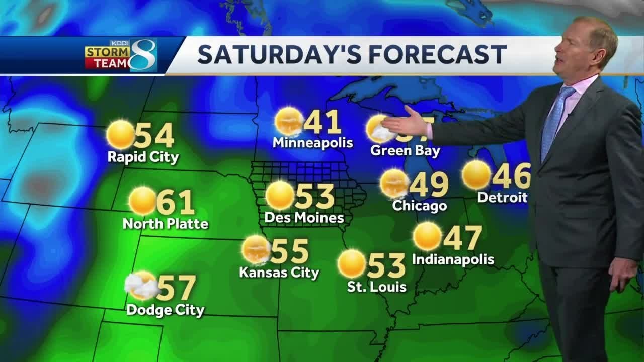Sunshine and warm temperatures to welcome the weekend - YouTube