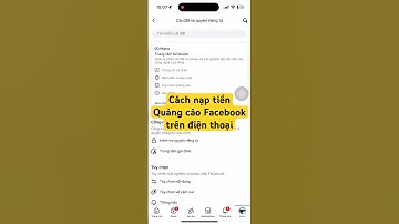 Nạp tiền quảng cáo facebook trên điện thoại