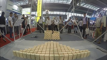 4x4 circle square cable driven robot