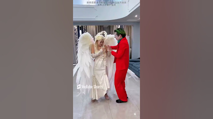 The Joker broke the wings of the angel in white and gave them to Harley Quinn! #cosplay