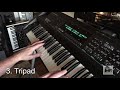 Ensoniq VFX-SD -  Demo - Polyphonic Aftertouch - Sounds Only