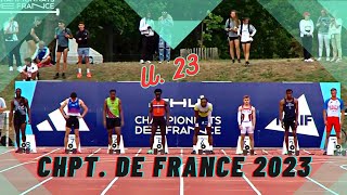 Championnat de France 2023 - 100m - U23