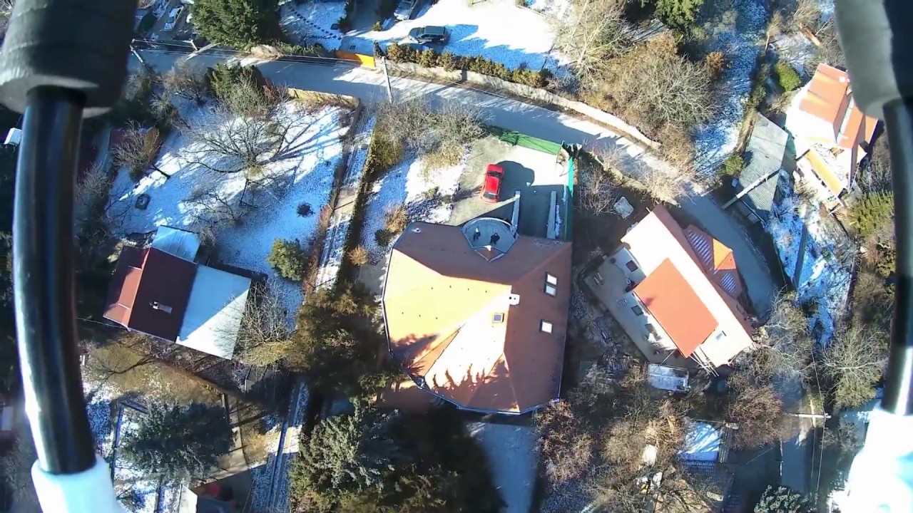 JJRC H26 Drone flight Elephone 4K Wifi action cam