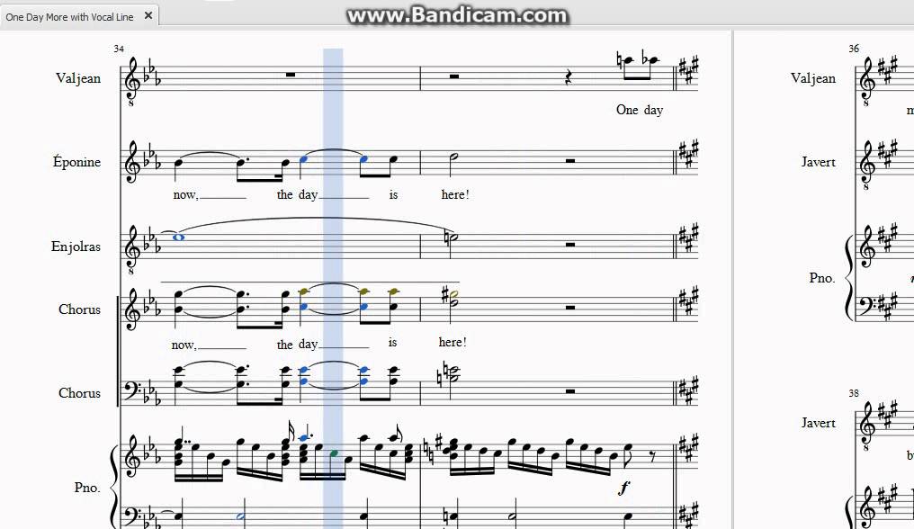 one day more with vocal line youtube one chorus line sheet music