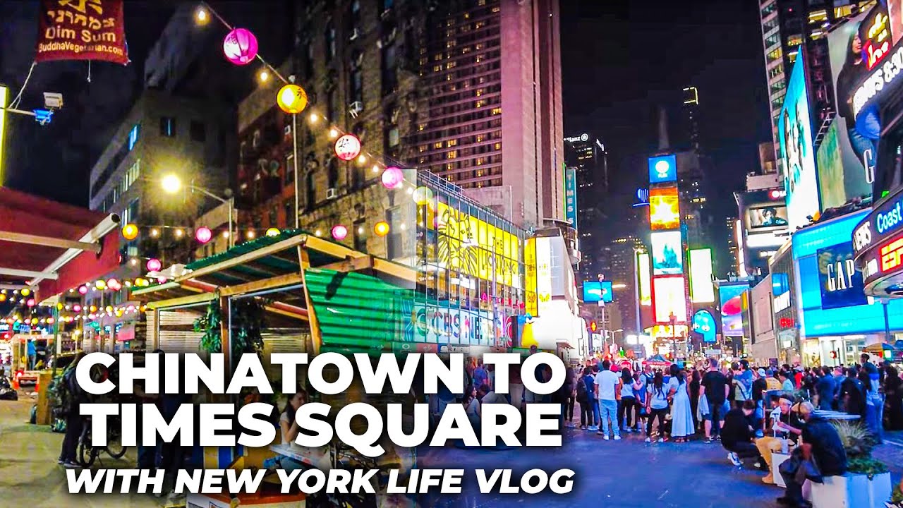 Walking NYC Chinatown To Times Square With NEWYORKLIFEVLOG October Walking NYC Chinatown To Times Square With NEWYORKLIFEVLOG October