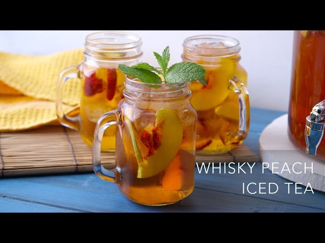 Whisky Peach Iced Tea