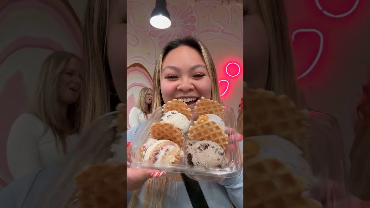 This is the BUSIEST ice cream shop in Las Vegas| Sorry Not Sorry Creamery 