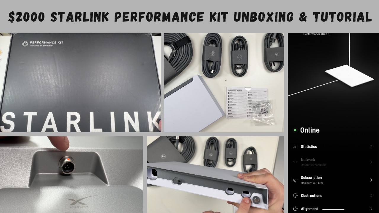 $2000 Starlink Performance Kit Unboxing & Tutorial - YouTube