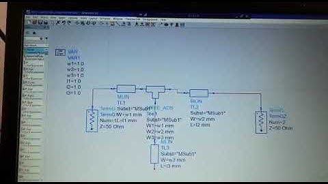Optimization part procedure in ads Advanced Design System