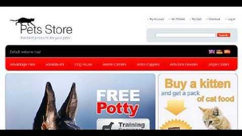 Preview White Pet Shop Magento Theme by Delta TMT