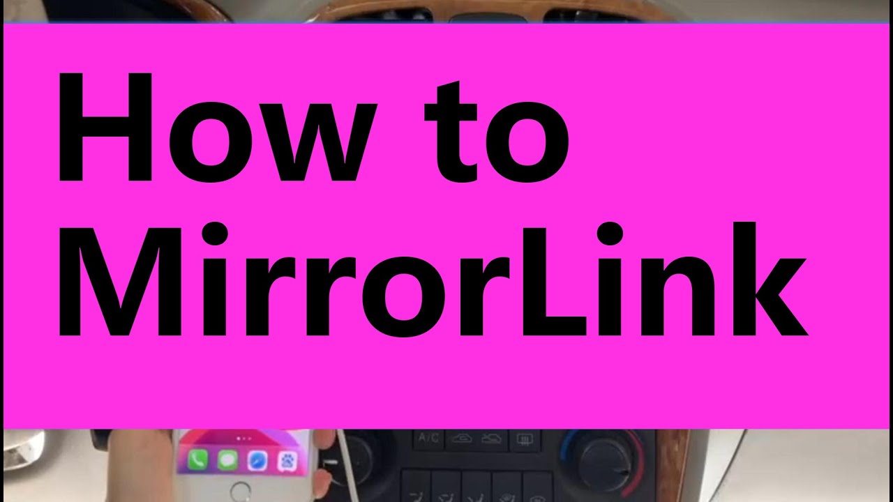 Leadfan X7C&D How to MirrorLink - YouTube