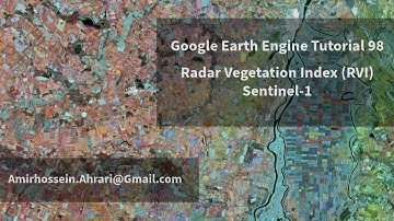 Google Earth Engine Tutorial-98: Radar Vegetation Index, using Sentinel-1
