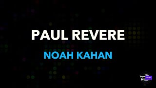 Noah Kahan (w/ Gregory Alan Isakov) - Paul Revere | Karaoke Version