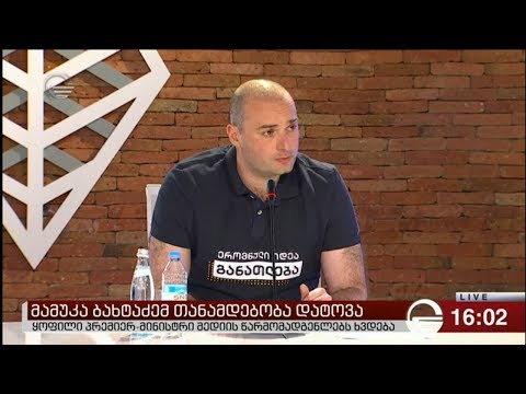 მამუკა ბახტაძე ლარიზაციის შესახებ