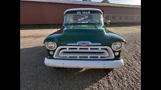 Chevrolet 3100 V8 Short Stepside  1957