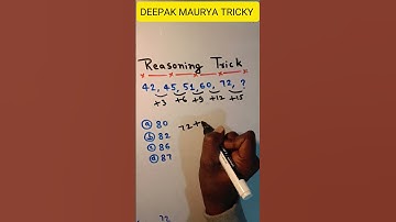 Reasoning सीरीज।। SSC CGL SSC MTS SSC GD RAILWAY 2025 #viralvideo #shorts #shortsfeed #trending