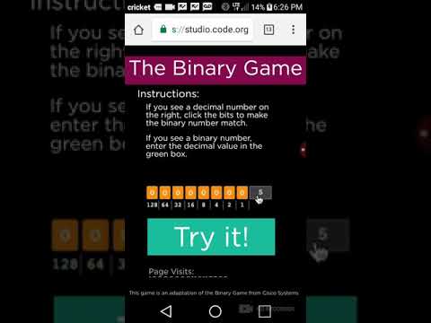 Binary Game Play