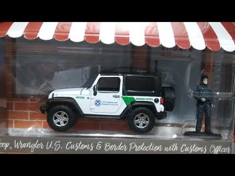 Greenlight 1/64 Jeep wrangler border protection - YouTube