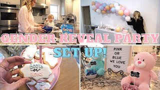 GENDER REVEAL PARTY PREP | DIY BALLOON ARCH | GENDER REVEAL PARTY IDEAS | DIY GENDER REVEAL 2022