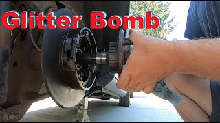 How to Replace a Crown Vic Rear Axle Shaft, Bearing, & Seal After A Failure Full Detail or any 8.8